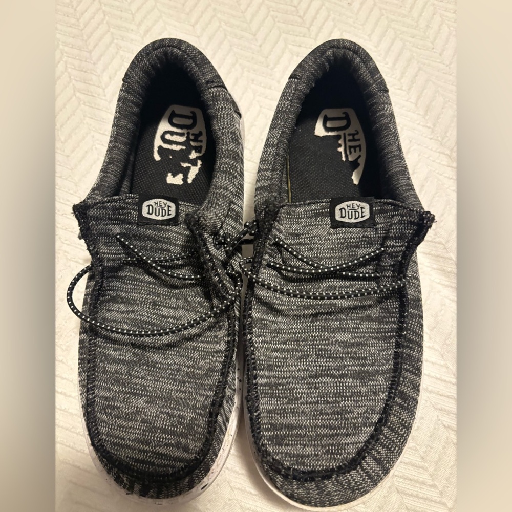 Hey Dude kids/boys Gray Loafers